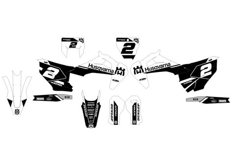 Kit déco Husqvarna TC FC FS 2019 2022 Factory Blanc Boutique