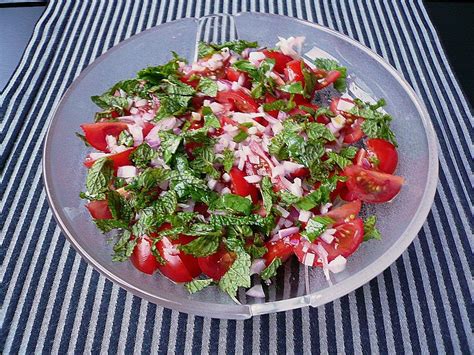 Tomatensalat Mit Minze Von Chefkoch