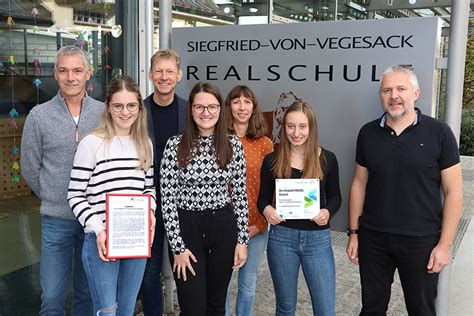 Berufswahlsiegel F R Siegfried Von Vegesack Realschule Regen