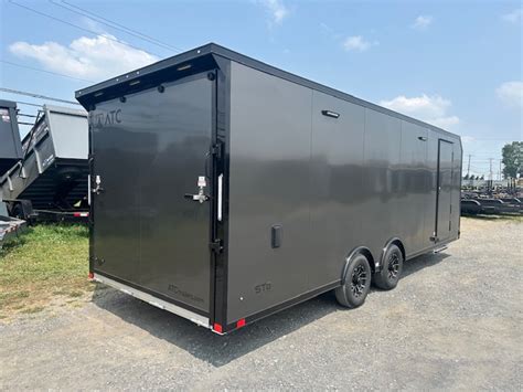 Atc 85 X 24 Aluminum Enclosed Car Trailer Finished Interior