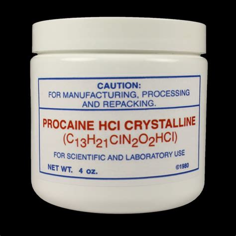 Procaine Hci Crystalline 4 Oz Zone Wholesale Smoke Shop Wholesale