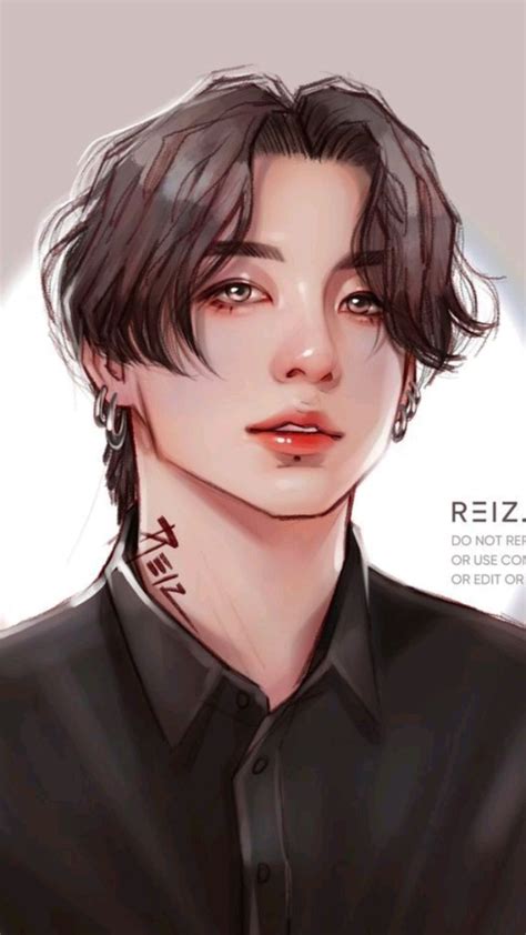 Jungkook Fanart WALLPAPER IDEAS BY ME😀💜💜💜💜 | Jungkook fanart, Bts ...