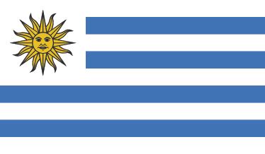 Uruguay Flag Sticker - TenStickers