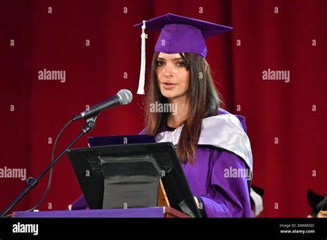 Author And Supermodel Emily Ratajkowski Delivers The Commencement