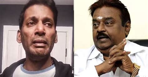 'Captain' Vijayakanth Death: Vishal Breaks Down In Tears In His ...