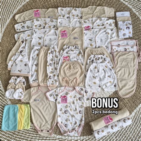 Jual Paket 38 Pcs Baju Bayi Baru Lahir Set Hemat Baju Newborn Lengan