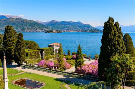 Palace Borromeo on the Isola Bella. Stock Image - Image of maggiore ...