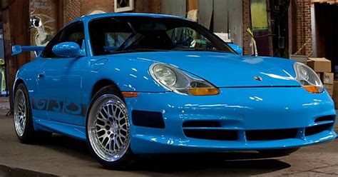 Fast And Furious 5 Paul Walker S Blue Porsche Imgur