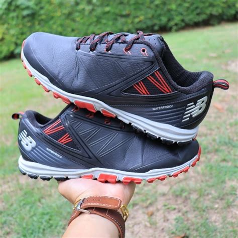 ส่งฟรี 40eu 25cm 7us New Balance Men S Minimus Sl Waterproof Spikeless Comfort Golf Shoe Pre