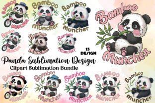 Panda Sublimation Clipart Bundle Graphic By Bundle Creative Fabrica