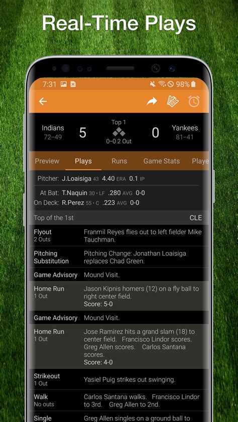 Baseball MLB Scores, Stats, Plays, & Schedule 2019 for Android - APK ...