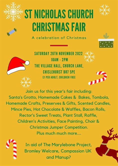 St Nicholas Church Christmas Fair Visit Chislehurst