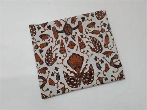 Kain Jarik Batik Sogan Jogja Kombinasian Sidomukti Latar Putih Lazada