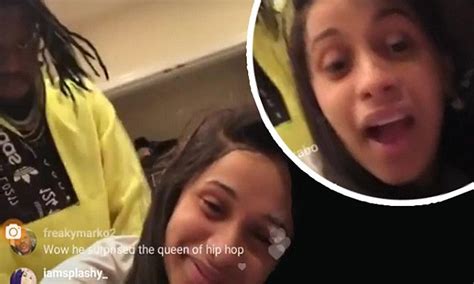 Cardi B And Offset Pretend To Have Sex On Instagram Live Daily Mail Online