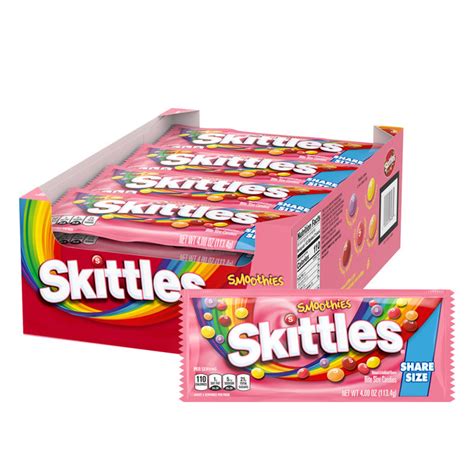 Skittles Smoothies 4 Oz Share Size