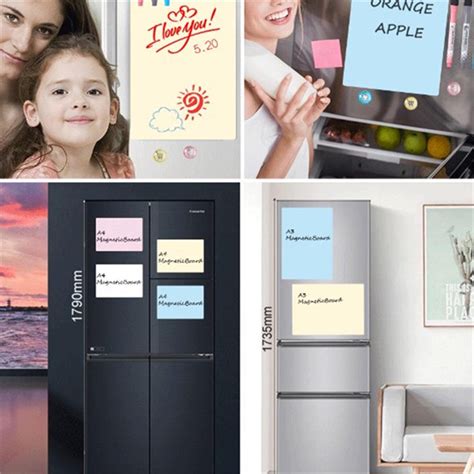 Magnetic Whiteboard Fridge Magnets Writing Record Message Board Remind