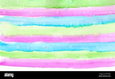 Watercolor Stripes Background Stock Photo Alamy