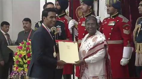 National Sports Awards 2022 Sharath Kamal Receives Major Dhyan Chand