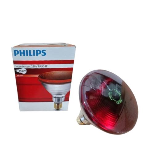 Jual Bohlam Infrared Philips 150 Watt Sinar Infrared Kesehatan Lampu