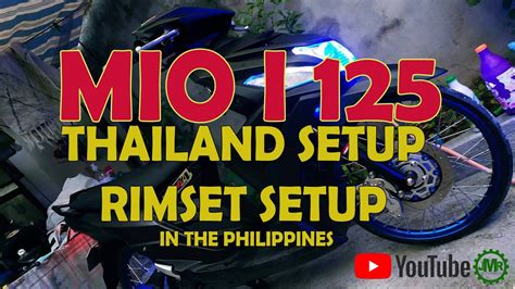 MIO I 125 Thailand Setup 2020 MIO I 125 RimSet Setup 2020 YouTube