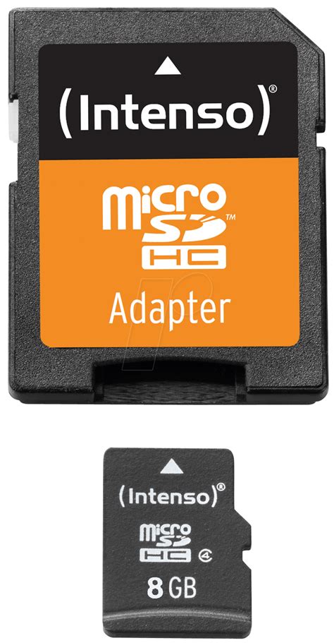 INTENSO MSDHC8G MicroSDHC Speicherkarte 8GB Intenso Bei Reichelt