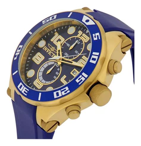 Reloj Invicta Pro Diver Quartz Hombres Color De La Correa Oro