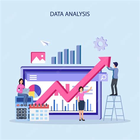 Premium Vector Data Analysis Illustration Vector Statistical For Business Finance Investment