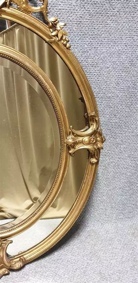 Large Victorian Marginal Gilt Mirror In Antique Gilt Mirrors