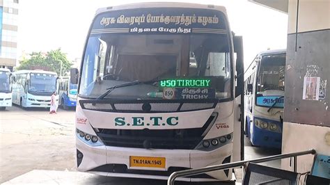 Tirupati To Trichy Buses SETC AC Seater Express Buses Departure Time