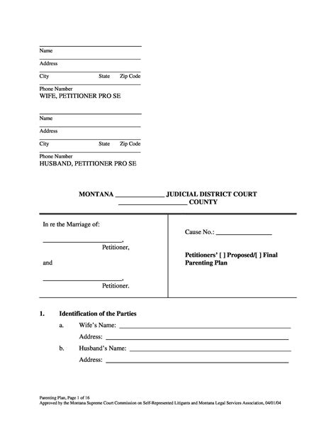 40 Free Divorce Papers Printable Templatelab