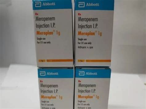 Meroplan 1g Injection 1 Gm At Rs 320 Vial In Ghaziabad ID 24992769888