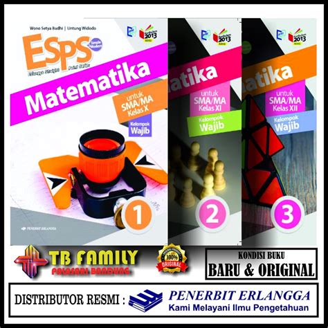 Jual ESPS MATEMATIKA WAJIB SMA Kls 10 11 12 K13N EDISI REVISI ERLANGGA