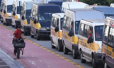 O Protesto De Motoristas De Vans Escolares Em SP Jornal O Globo