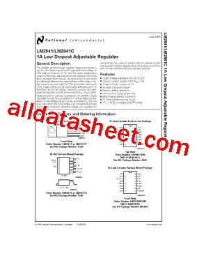 LM2941CT Datasheet PDF National Semiconductor TI