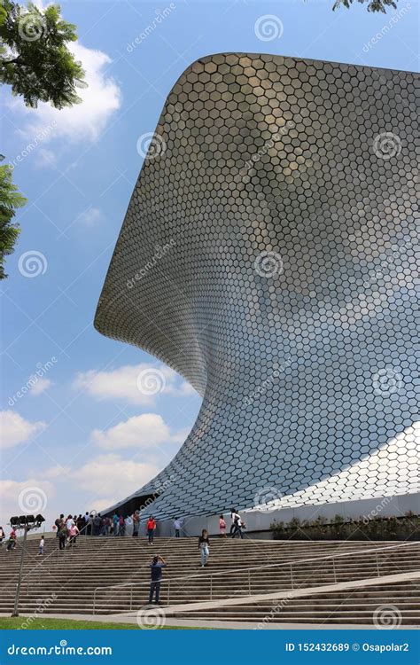 Super Modern Architecture Of The Soumaya Museum Editorial Stock Image