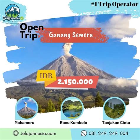 Open Trip Semeru Premium Terbaik 2023 2024 Jelajahnesiacom