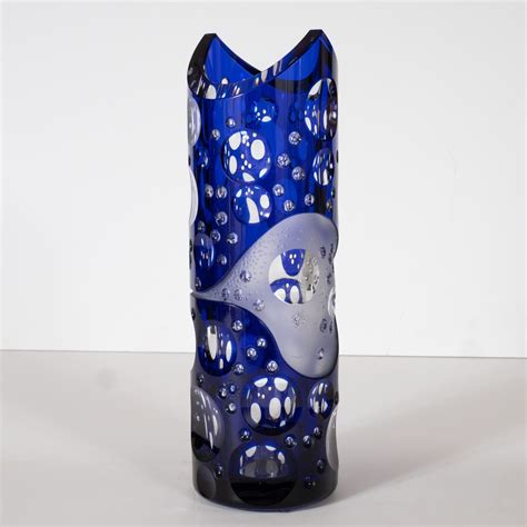 Spark Interior Art Glass Ariel Vase By Jiri Jelinek