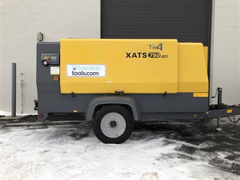 Atlas Copco XATS 750 For Sale Portable Air Compressor Towable Tools