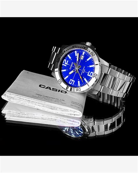 Riachuelo Rel Gio Casio Masculino Anal Gico Prata Prova D Gua Mtp