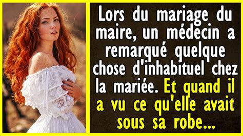 Lors Du Mariage Du Maire Un M Decin A Remarqu Quelque Chose D