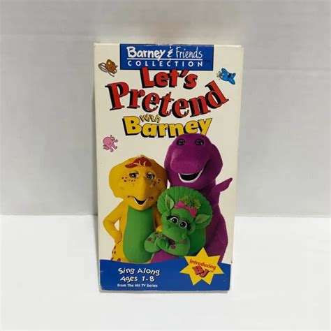 BANDE VIDÉO BARNEY Friends Let s Pretend With VHS RARE Lyons Sing