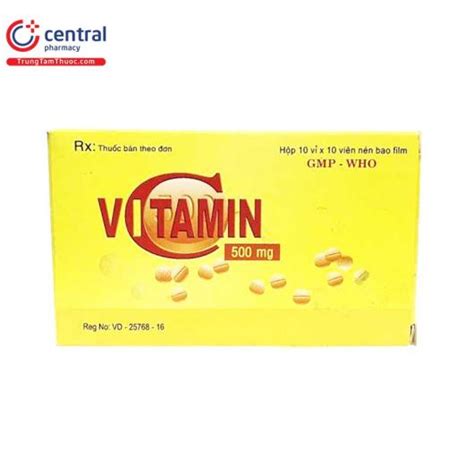 Thuốc Vitamin C 500mg Quảng Bình Hỗ Trợ điều Trị Thiếu Vitamin C