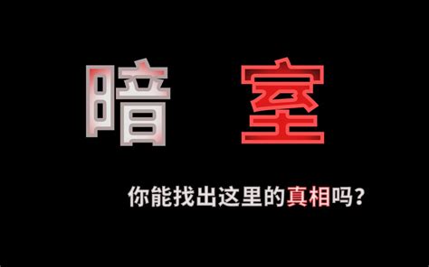 【互动视频】暗室 历时半年 万字文案 你能找出这里的真相吗？ 哔哩哔哩