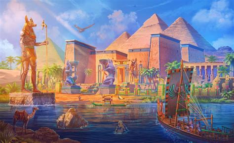 Ancient Egypt By Ilijamandic Ancient Egyptian Cities Ancient Egypt