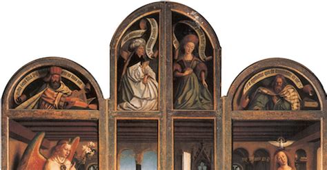 Closed View of the Ghent Altarpiece (Illustration) - World History Encyclopedia