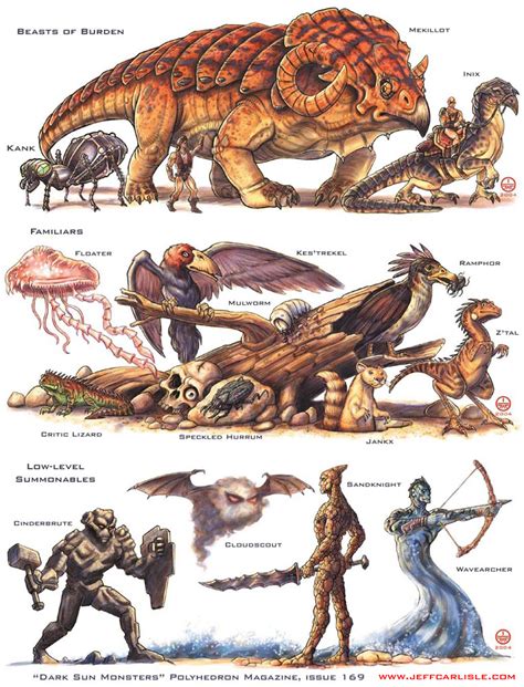 Dark Sun Monsters