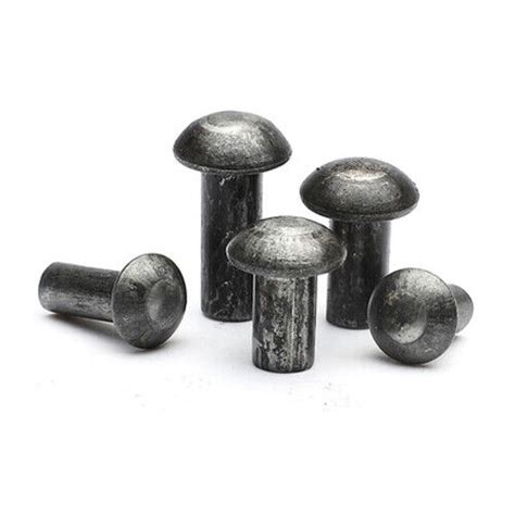 M Iron Rivet Half Round Head Solid Rivets Dark Color Gb Mm Mm