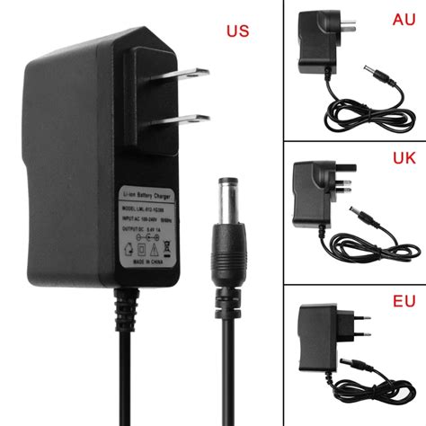 8 4v 1a Power Supply Charger Adapter For Bike T6 P7 Led Light Eu Us Au Uk Plug In Ac Dc Adapters