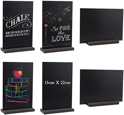 Mini Chalkboard Signs Pcs Small Blackboards X Inch Message Boards