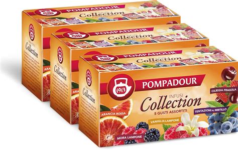 Pompadour Collection Infusi Alla Frutta 5 Gusti Assortiti 75 Filtri